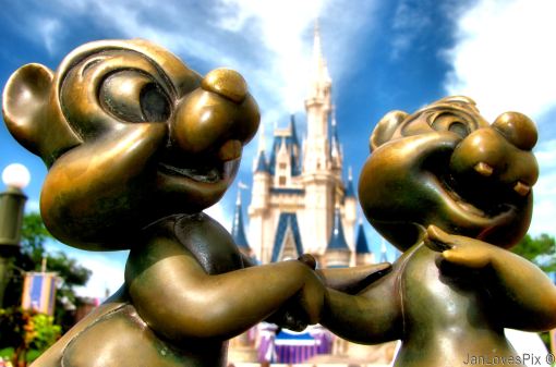 1 PicADay Photo #71 (Chip & Dale at the Castle)wm